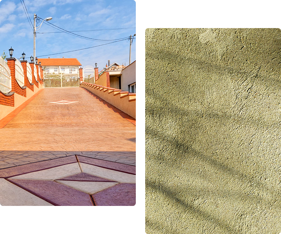 Adding Depth With Concrete Coloring